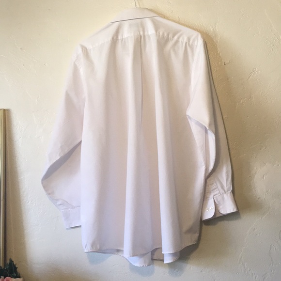 Vanheusen Poplin White Dress Shirt - Picture 2 of 5